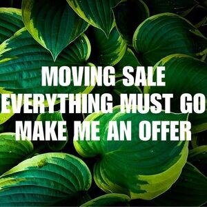 MOVING SALE